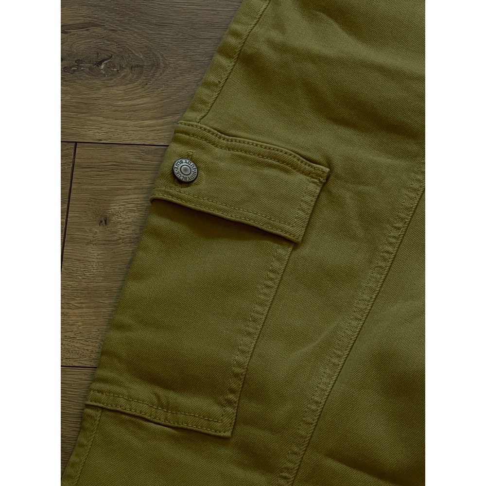 Judy Blue 16W High Waste Garment Dyed Matcha Straight Leg Cargo Pants NWT - Picture 8 of 16